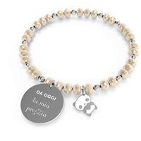 Bracciale 10 Buoni Propositi Donna Crystal in Acciaio B-5259/CH - B-5259/CH